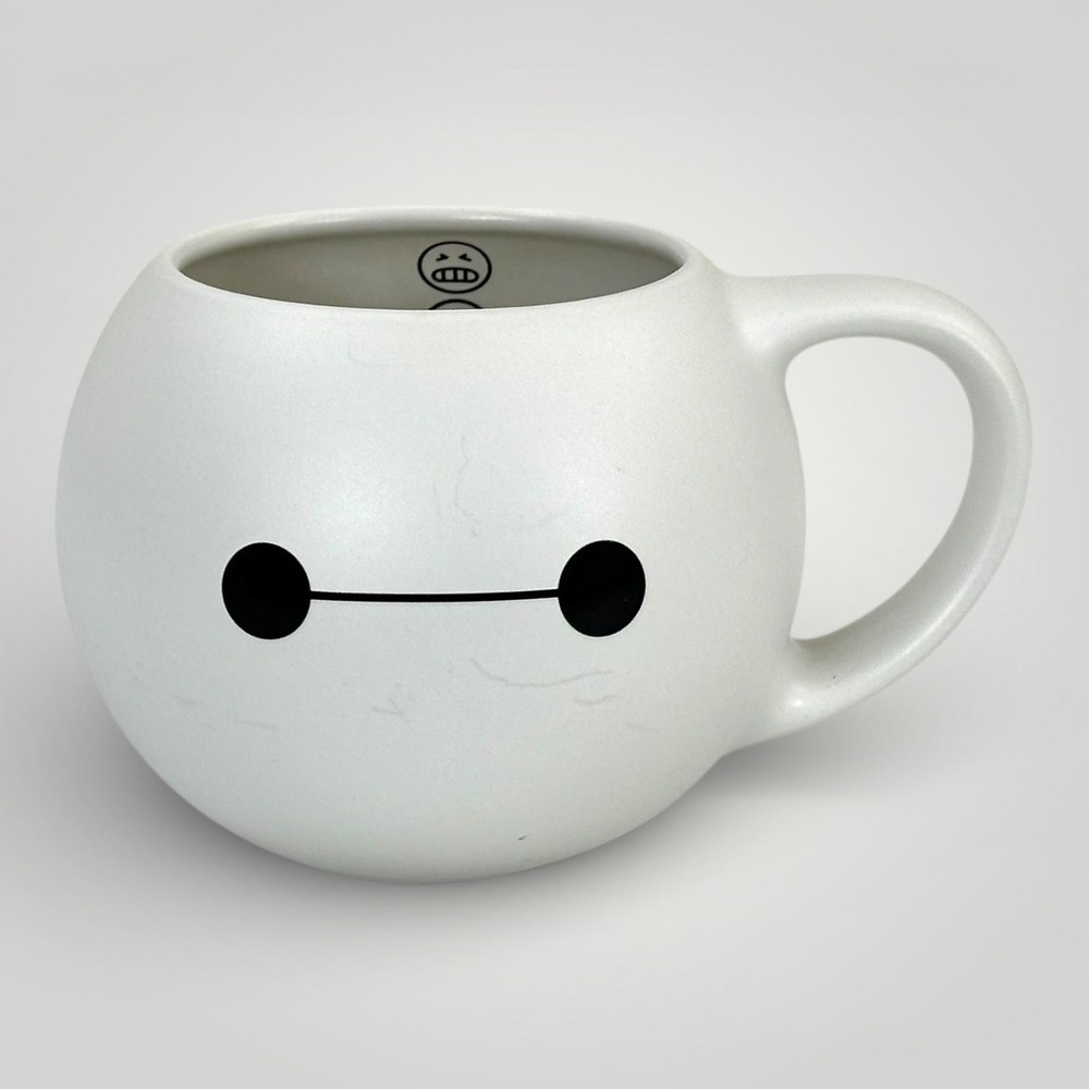 Disney Parks Baymax Mug Big Hero 6 White Round Ceramic Coffee Cup Large Robot